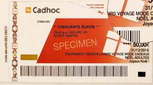 Up cadhoc specimen